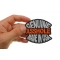 Genuine Asshole Made In USA Funny Patch | Embroidered Patches Genuine Asshole Made In USA Patch, Funny Patches for Adults shown on hand for size comparison