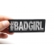 Hashtag Bad Girl Patch Hashtag Bad Girl Patch shown on hand for size comparison