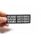 Heard Nothing Saw Nothing Said Nothing Patch Heard Nothing Saw Nothing Said Nothing Iron on Morale Patch shown on hand for size comparison