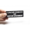 I Love My Country Hate My Government Patch | Embroidered Patches I Love My Country Hate My Government Patriotic Iron on Patch shown on hand for size comparison