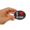 I Love My Dog Patch | Embroidered Patches I Love My Dog Iron on Morale Patch shown on hand for size comparison