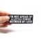 I'm Not Afraid Of A Little Power Between My Legs Patch | Embroidered Patches I'm not Afraid of a Little Power Between My Legs Patch, Biker Saying Patches shown on hand for size comparison