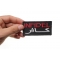 Infidel Patch, Military Saying Patches shown on hand for size comparison