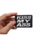 Kiss My Ass Patch Kiss My Ass Patch shown on hand for size comparison