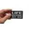 Life Begins at 60 Patch Life Begins at 60 Patch, Saying Patches shown on hand for size comparison