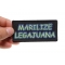 Marilize Legajuana Patch, Saying Patches shown on hand for size comparison