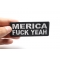 Merica Fuck Yeah Patch Merica Fuck Yeah Patch shown on hand for size comparison