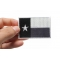 Monochrome Texas Flag Patch Monochrome Texas Flag Patch shown on hand for size comparison