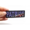 Patriot Patch | Embroidered Patches Patriot Iron on Patch shown on hand for size comparison