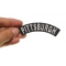 Pittsburgh Patch shown on hand for size comparison
