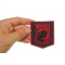 POW MIA Patch Black Red | US Military Veteran Patches POW MIA Patch Black Red shown on hand for size comparison