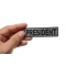 President Patch 3.5 Inch Reflective | Embroidered Patches President Patch, Motorcycle Club Patches for Bikers shown on hand for size comparison