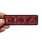 Proud Member Of Peta Funny Iron on Patch shown on hand for size comparison