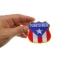 Puerto Rico Shield Flag Patch | Embroidered Patches Puerto Rico Shield Flag Patch shown on hand for size comparison