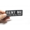 Rent Me Hourly or All Night Patch shown on hand for size comparison