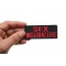 Sex Instructor Patch Sex Instructor Patch, Funny Patches for Adults shown on hand for size comparison