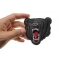 Small Black Bear Biker Patch | Embroidered Patches Small Black Bear Biker Iron on Patch shown on hand for size comparison