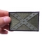 Subdued Green Confederate Flag Patch Subdued Green Confederate Flag Patch shown on hand for size comparison