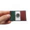 Subdued Mexico Flag Patch Subdued Mexico Flag Patch shown on hand for size comparison