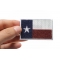 Subdued Texas Flag Patch Subdued Texas Flag Patch shown on hand for size comparison