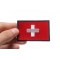 Swiss Flag Patch Swiss Flag Patch shown on hand for size comparison