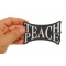 Teach Peace Patch | Embroidered Patches Teach Peace Novelty Iron on Patch shown on hand for size comparison