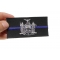 Thin Blue Line New York State Flag Patch For Law Enforcement shown on hand for size comparison