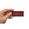Triker Patch Triker Patch, Biker Saying Patches shown on hand for size comparison