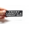 Trust Loyalty And Great Sex Patch | Embroidered Patches shown on hand for size comparison