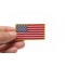 US Flag Patch Gold Border 2.5 Inch US Flag Patch Gold Border 2.5 Inch shown on hand for size comparison