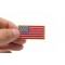US Flag Patch Gold Border 2 Inch US Flag Patch Gold Border 2 Inch shown on hand for size comparison