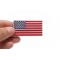 US Flag Patch White Border 2.5 Inches US Flag Patch White Border 2.5 Inches shown on hand for size comparison