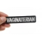 Vaginaterian Patch | Embroidered Patches Vaginaterian Patch, Funny Patches for Adults shown on hand for size comparison