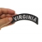 Virginia Patch Virginia Patch Iron on State Rocker shown on hand for size comparison