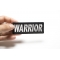 Warrior Patch | Embroidered Patches Warrior Patch shown on hand for size comparison