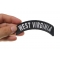 West Virginia Patch West Virginia Patch Iron on State Rocker shown on hand for size comparison