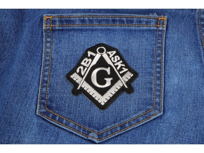 2B1 ASK1 Mason Symbol Patch | Embroidered Patches