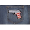 9 Mm Gun With US Flag Patch 9 Mm Gun With US Flag Patch shown on jeans