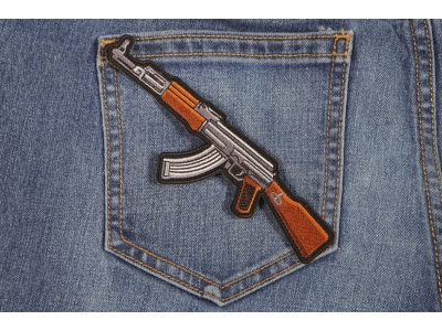 AK 47 Patch Left | Embroidered Patches