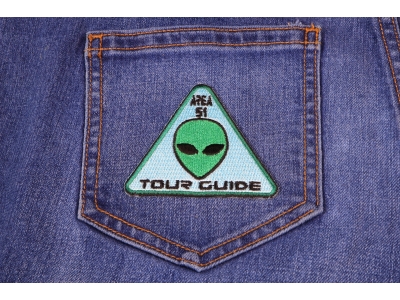 Area 51 Tour Guide Patch Alien Head