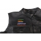 AUTISM Patch Autism Patch - 3.3x3 inch. Embroidered Iron on Patch shown on leather vest
