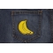Bananas Patch | Embroidered Patches Bananas Funny Iron on Patch shown on jeans