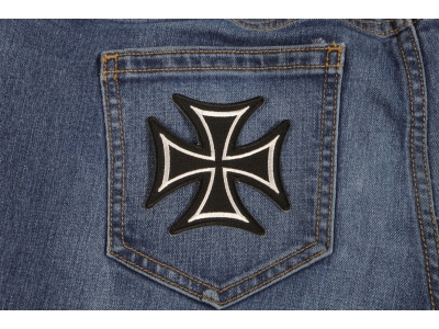 Biker Cross Patch