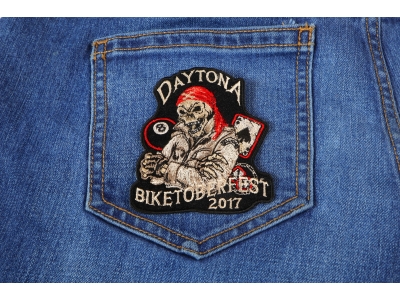 Biketoberfest 2017 Daytona Skull Biker Patch