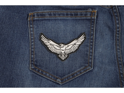 Black And White Eagle Patch
