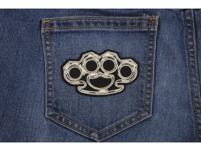 Brass Knuckles Patch | Embroidered Patches
