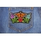 Butterflies and Flower Ladies Patch Butterflies and Flower Ladies Patch shown on jeans