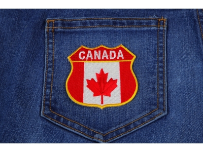 Canadian Shield Patch - Canada Flag | Embroidered Patches