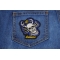 Cancer Skull Zodiac Sign Patch Cancer Skull Zodiac Sign Patch shown on jeans