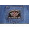 Combat Medic Patch So Others May Live shown on jeans